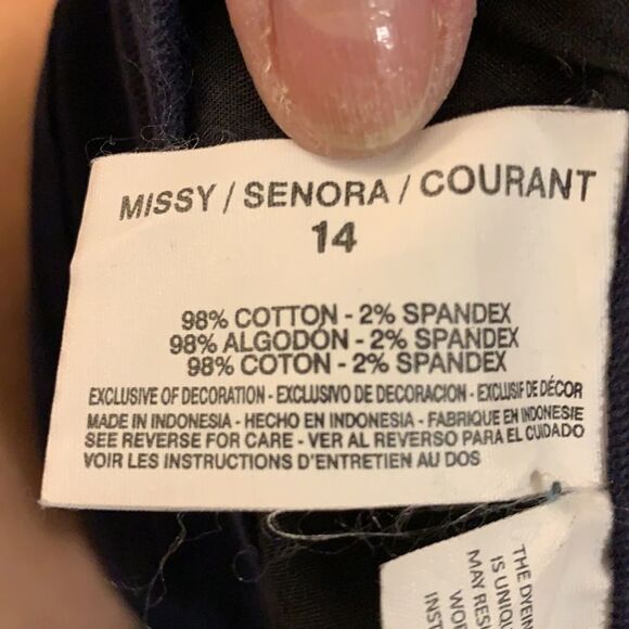 Gloria Vanderbilt Amanda denim jeans - size 14 black - Picture 8 of 9